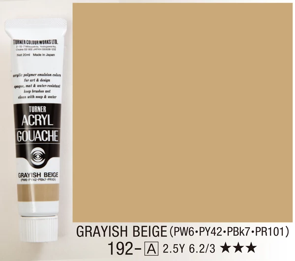 Akrilfesték 20ml Turner - 192 Grayish Beige