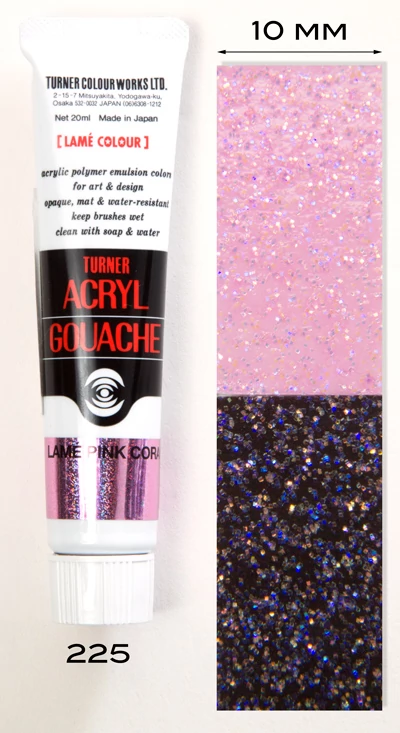 Akrilfesték 20ml Turner - 225 Lamé Pink Coral
