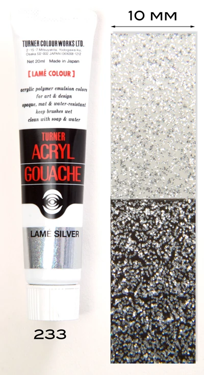 Akrilfesték 20ml Turner - 233 Lamé Silver