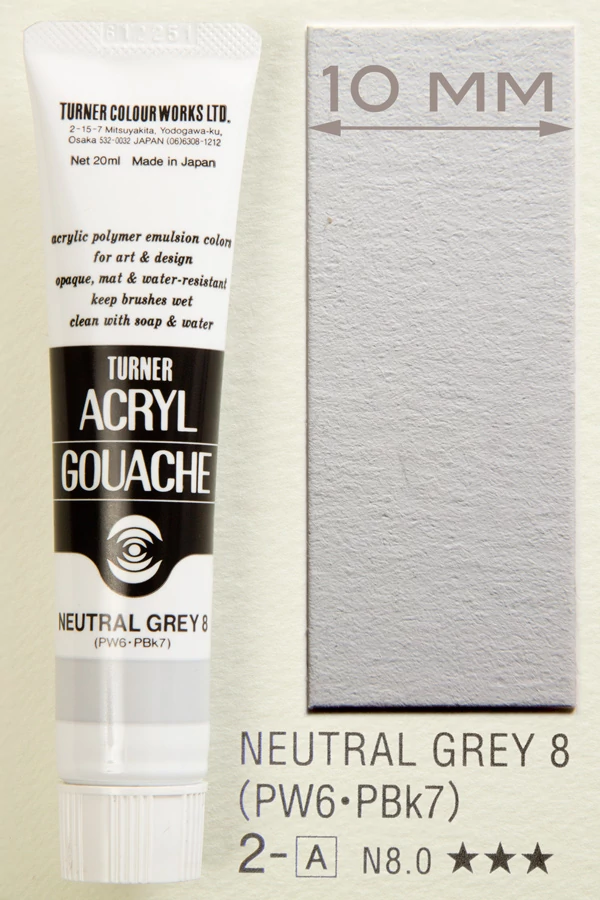 Akrilfesték 20ml Turner - 002 Neutral Grey 8.