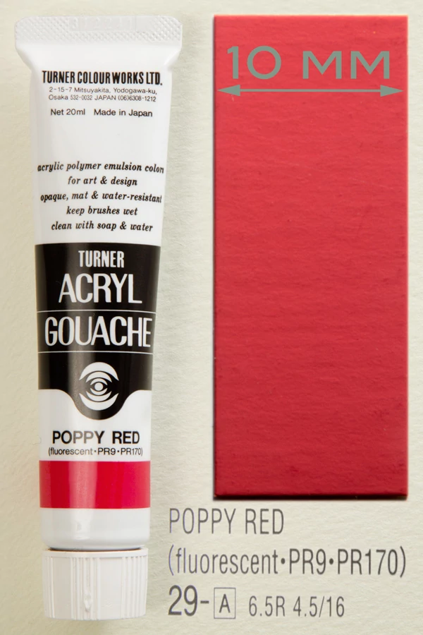 Akrilfesték 20ml Turner - 029 Poppy Red