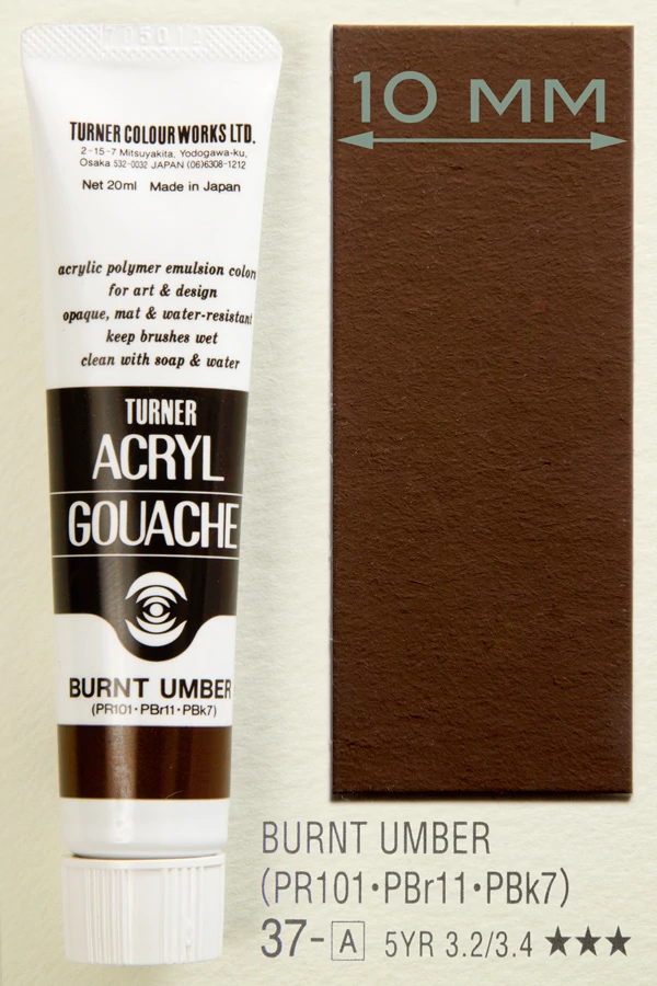 Akrilfesték 20ml Turner - 037 Burnt Umber