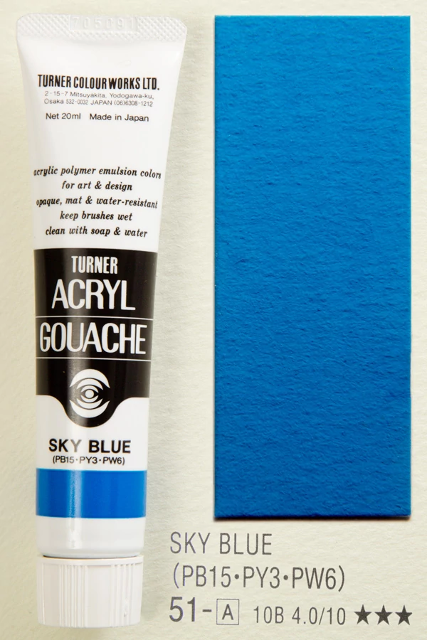 Akrilfesték 20ml Turner - 051 Sky Blue