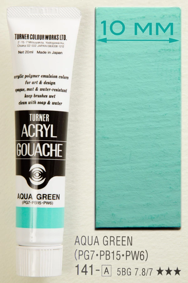 Akrilfesték 20ml Turner - 141 Aqua Green