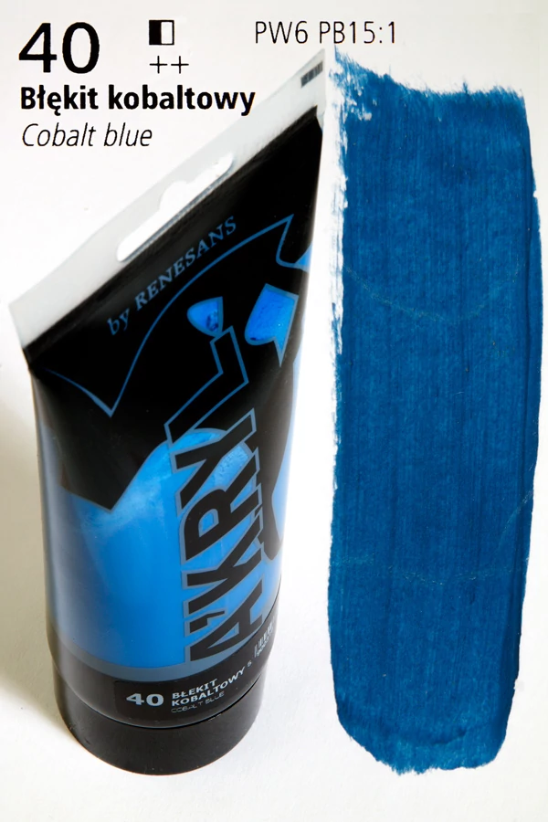 Akrilfesték 200ml Renesans - 40 Cobalt blue