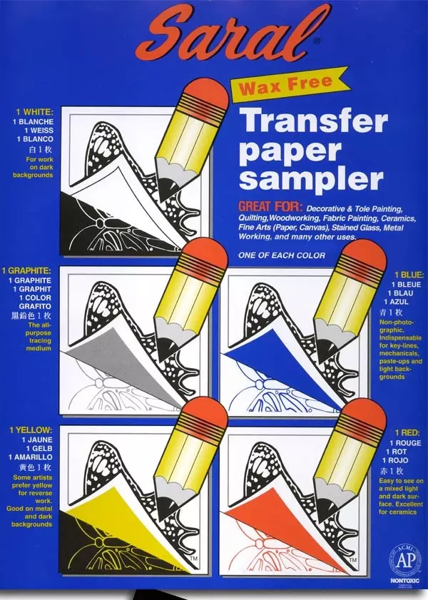 Viaszmentes transfer papír A4/5ív Saral