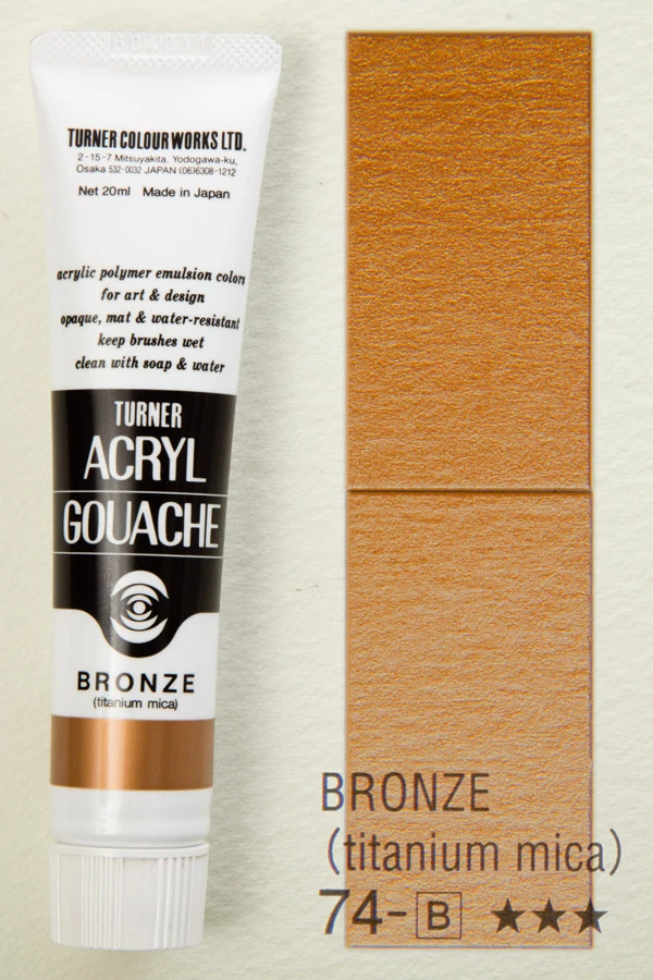 Akrilfesték 20ml Turner - 074 Bronze