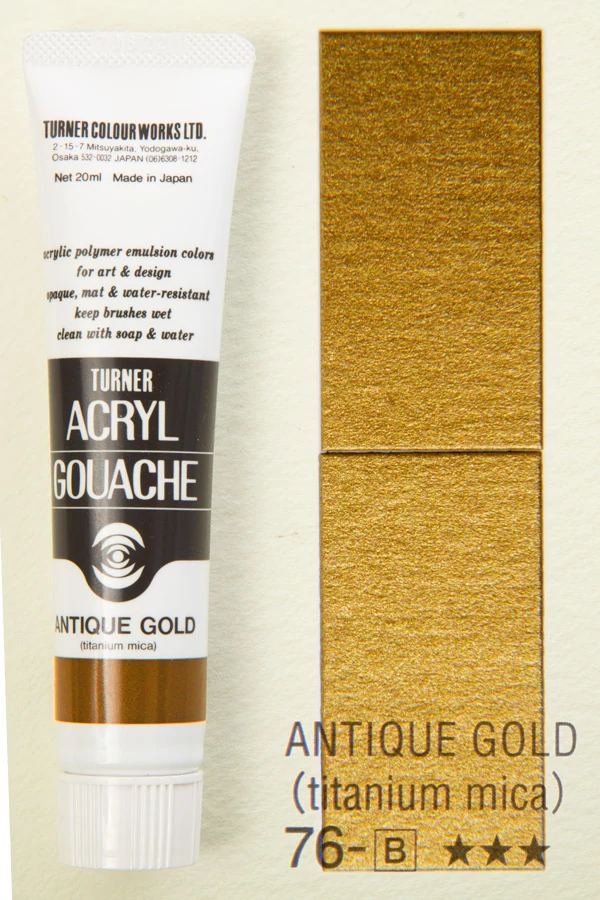 Akrilfesték 20ml Turner - 076 Antique gold