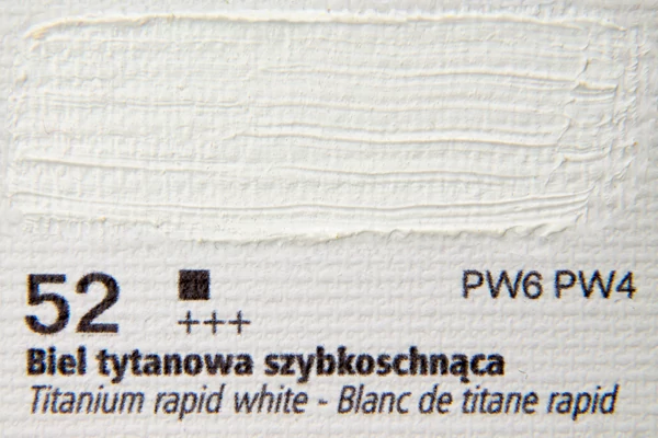 Olajfesték 60ml Renesans - 52 Titanium rapid white