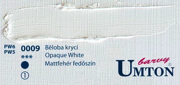 Opaque Whiteolajfesték 60ml Umton - 0009 Mattfehér fedő fehér