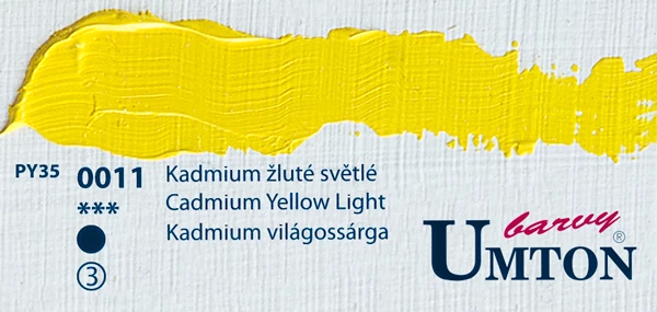 Cadmium Yellow Light olajfesték 60ml Umton - 0011 Kadmium világossárga