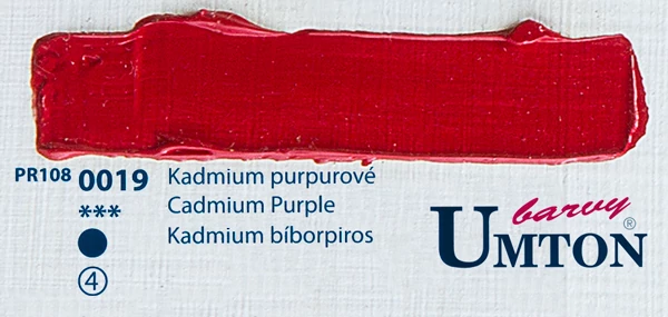 Cadmium Purple olajfesték 60ml Umton - 0019 Kadmium bíborpiros