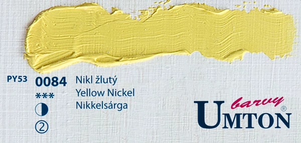 Yellow Nickel olajfesték 60ml Umton - 0084 Nikkelsárga