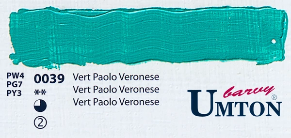 Vert Paolo Veronese olajfesték 60ml Umton - 0039 Vert Paolo Veronese