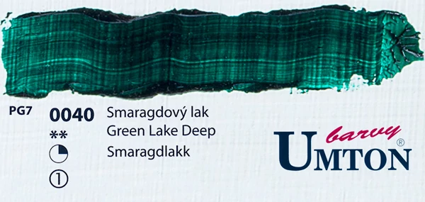 Green Lake Deep olajfesték 60ml Umton - 0040 Smaragdlakk