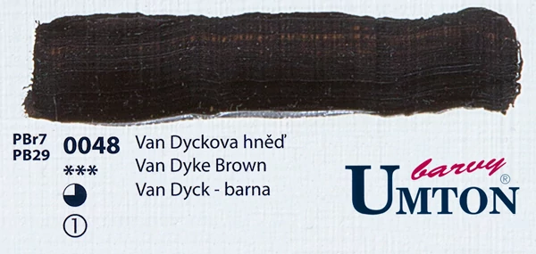 Van Dyke Brown olajfesték 60ml Umton - 0048 Van Dyck barna