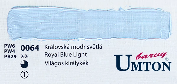 Royal Blue Light olajfesték 60ml Umton - 0064 Világos királykék