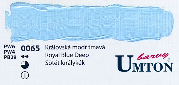 Royal Blue Deep olajfesték 60ml Umton - 0065 Sötét királykék