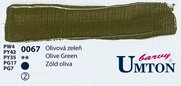 Olive Green olajfesték 60ml Umton - 0067 Zöld olíva