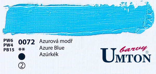 Azure Blue olajfesték 60ml Umton - 0072 Azúrkék