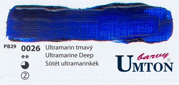 Ultramarine Deep olajfesték 60ml Umton - 0026 Sötét ultramarinkék