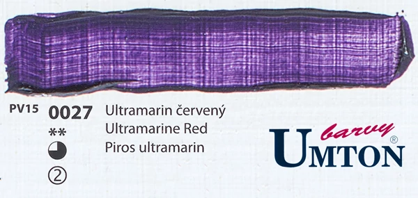 Ultramarine Red olajfesték 60ml Umton - 0027 Piros ultramarin