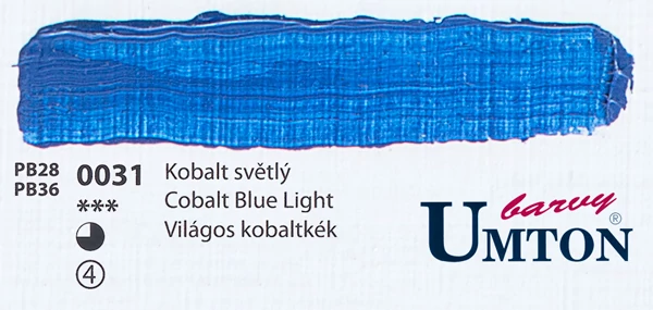 Cobalt Blue Light olajfesték 60ml Umton - 0031 Világos kobaltkék