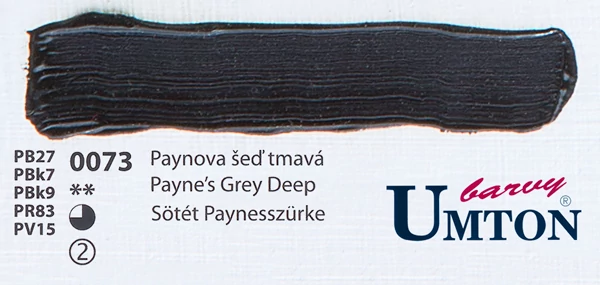 Paynes Grey Deep olajfesték 60ml Umton - 0073 Sötét Paynesszürke