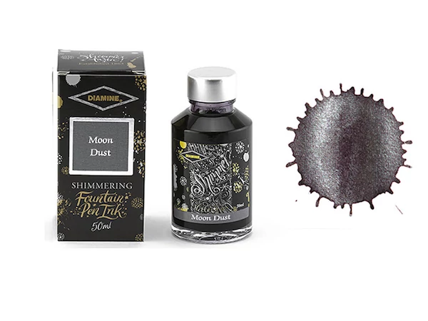 Töltőtolltinta 50ml Shimmer Diamine - Moon dust