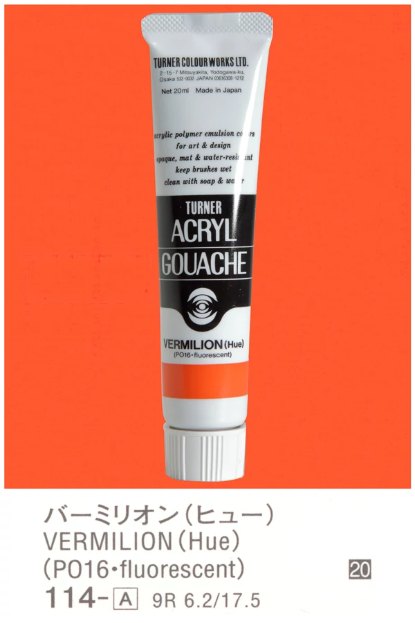 Akrilfesték 20ml Turner - 114 Vermilion Hue