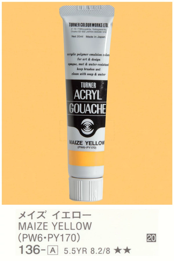 Akrilfesték 20ml Turner - 136 Maize Yellow