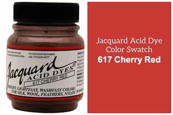 Acid Dyes festék 14g Jacquard - 617 Cherry Red