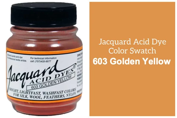 Acid Dyes festék 14g Jacquard - 603 Golden Yellow