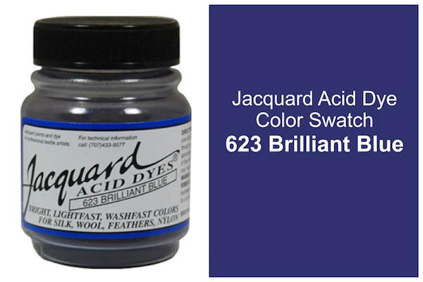 Acid Dyes festék 14g Jacquard - 623 Brillant Blue