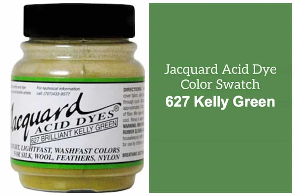 Acid Dyes festék 14g Jacquard - 627 Kelly Green