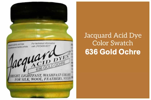 Acid Dyes festék 14g Jacquard - 636 Gold Ochre