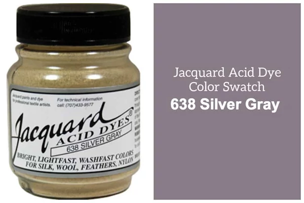 Acid Dyes festék 14g Jacquard - 638 Silver Gray