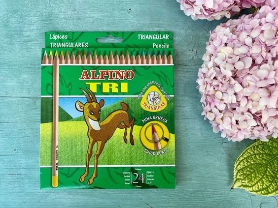 Színesceruza 24db TRI Alpino