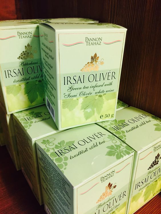 Irsai Olivér ízesítésű zöld tea 50g Pannon Teaház