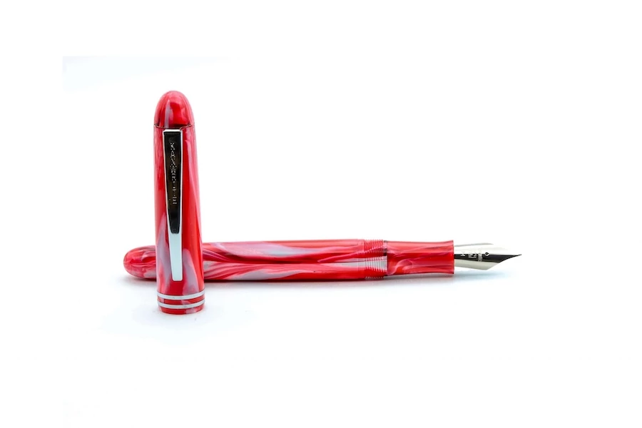 Desire töltőtoll Marble Red Kanwrite - Flex F heggyel