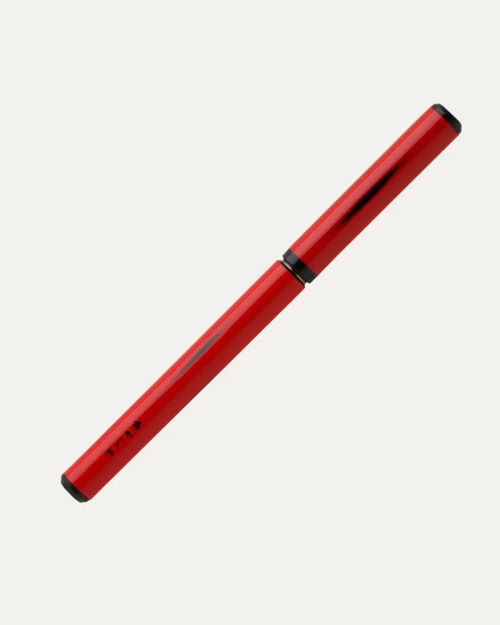 Ecsettoll fekete tus piros bambusz - AK2500UK-RD
