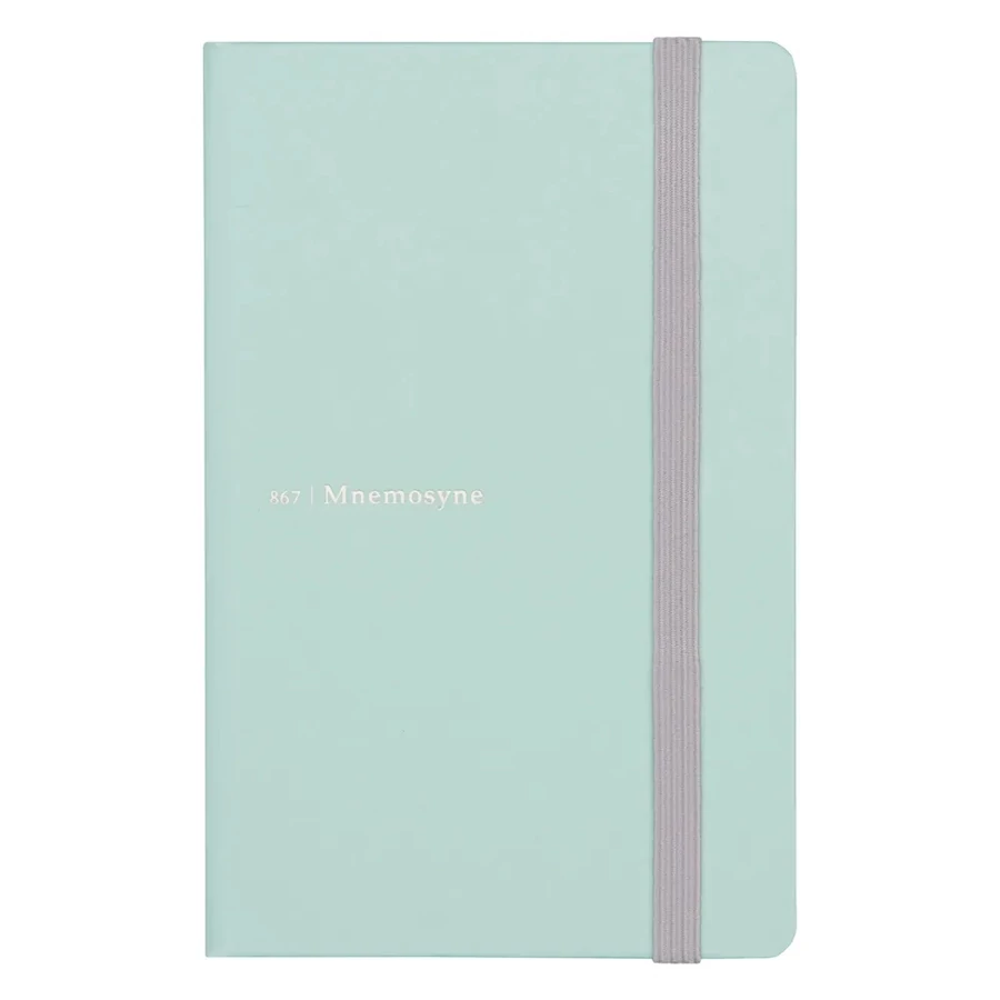 Mnemosyne Journal A6/80lap 6,5mm vonalas Maruman - Mint green