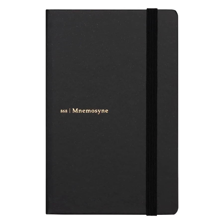 Mnemosyne Journal A6/80lap 5mm pontrács Maruman - Black
