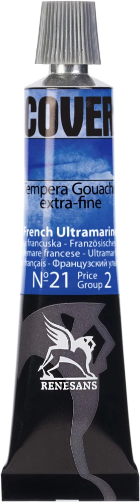 COVER tempera gouache 20ml Renesans - 21 French ultramarine