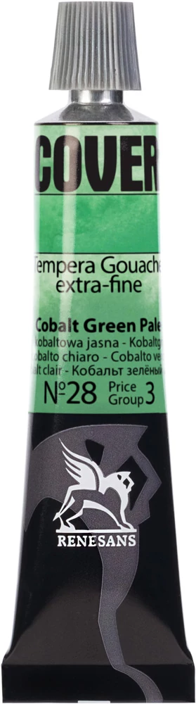 COVER tempera gouache 20ml Renesans - 28 Cobalt green pale