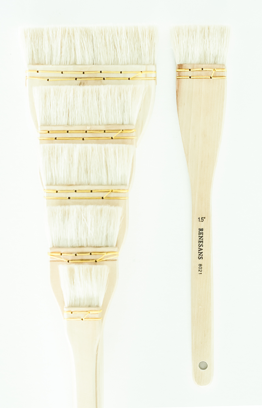 Hake akvarellecsetek hosszú fa nyéllel Renesans - J8021
