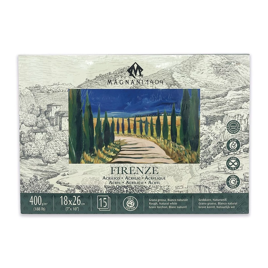 Firenze akriltömb 18x26cm/15lap 400g Magnani