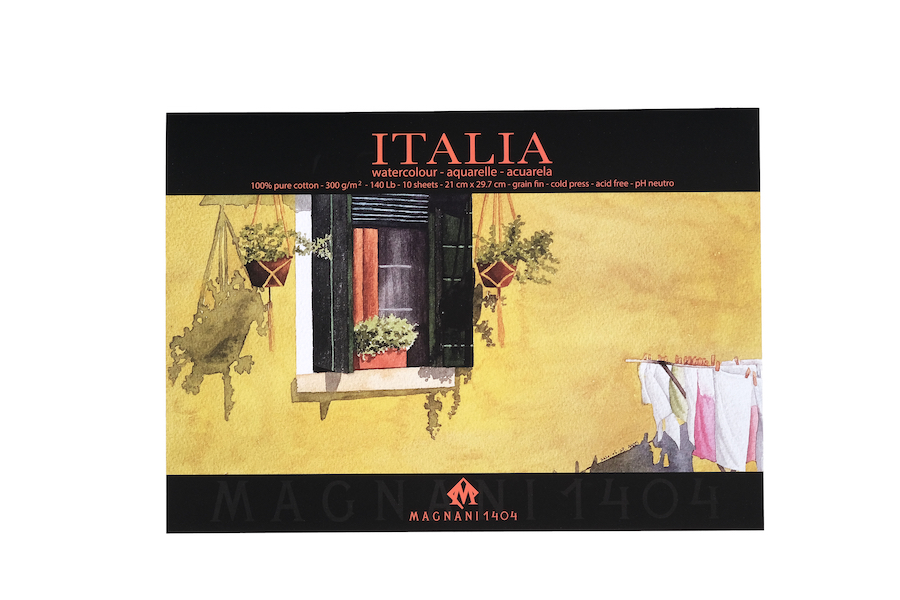 Akvarelltömb A4/10lap 300g ITALIA Renesans