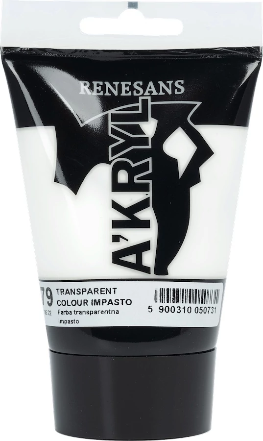 Impasztó 100ml akrilfestékhez Transparent Renesans