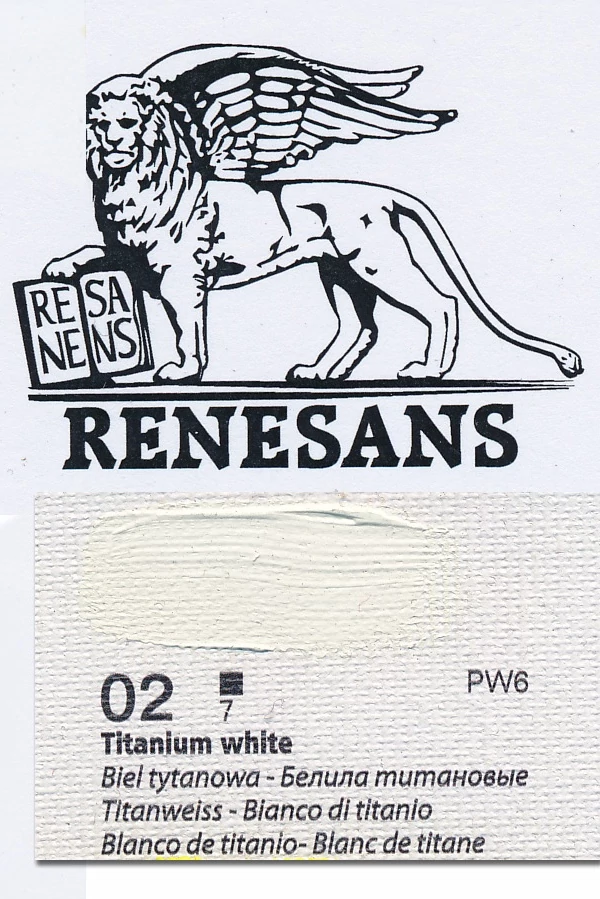 Olajfesték 200ml BLUR Renesans - 02 Titanium white